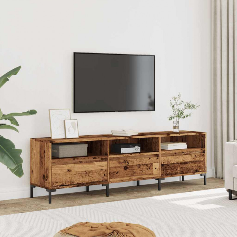 Szafka pod TV, stare drewno, 150x30x44,5 cm