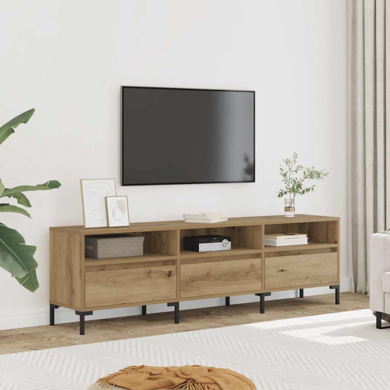 Szafka pod TV, dąb artisan, 150x30x44,5 cm