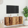 Ścienna szafka TV, stare drewno, 100x30x41 cm
