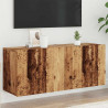 Ścienna szafka TV, stare drewno, 100x30x41 cm