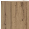 Szafki TV, z LED, 2 szt., dąb artisian, 30,5x30x102 cm