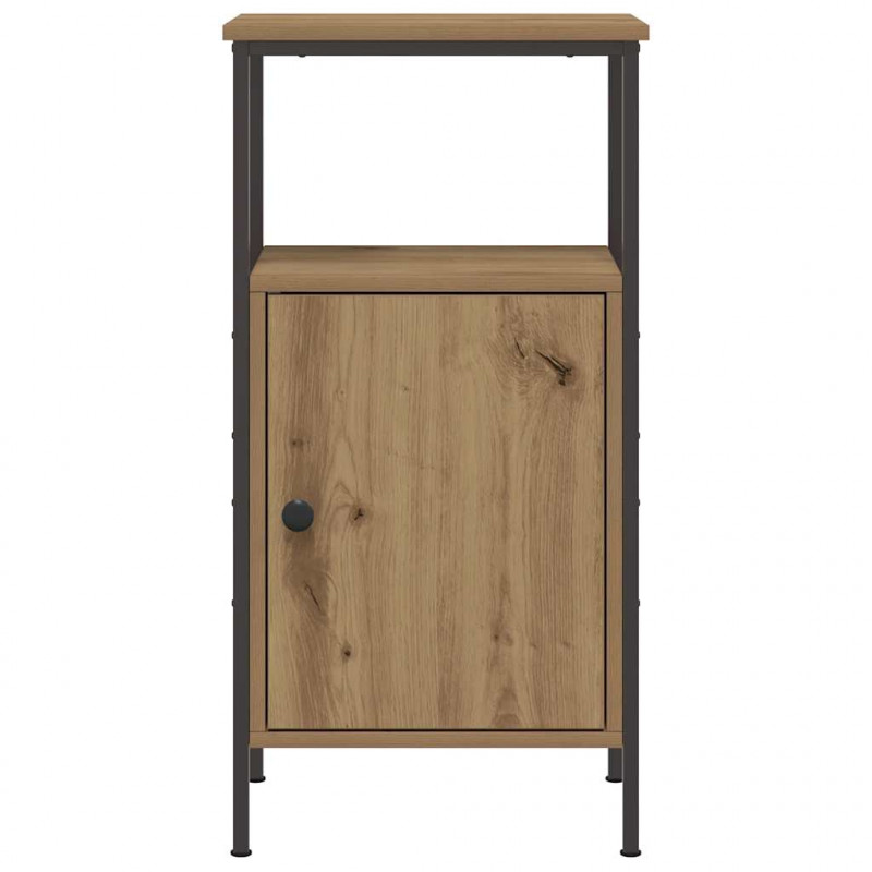 Szafka nocna, dąb artisan, 41x31x80 cm, materiał drewnopochodny