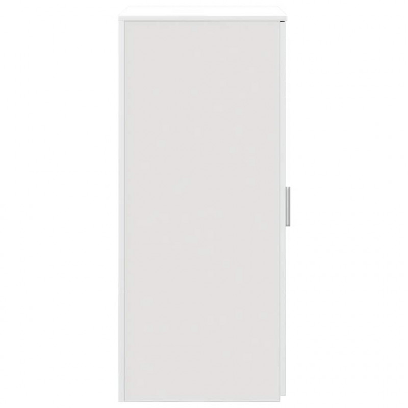 Szafka do przechowywania Biała 50x45x103,5 cm Drewno klejone