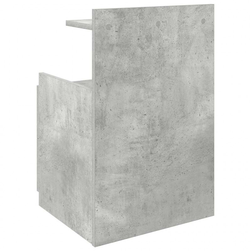 Szafki nocne 2 szt. z 2 szufladami Betonowy szary 40x36,5x62 cm