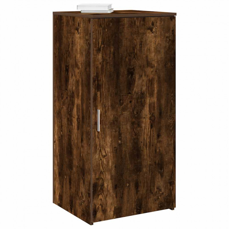 Szafka, przydymiony dąb, 50x45x103,5 cm materiał drewnopochodny