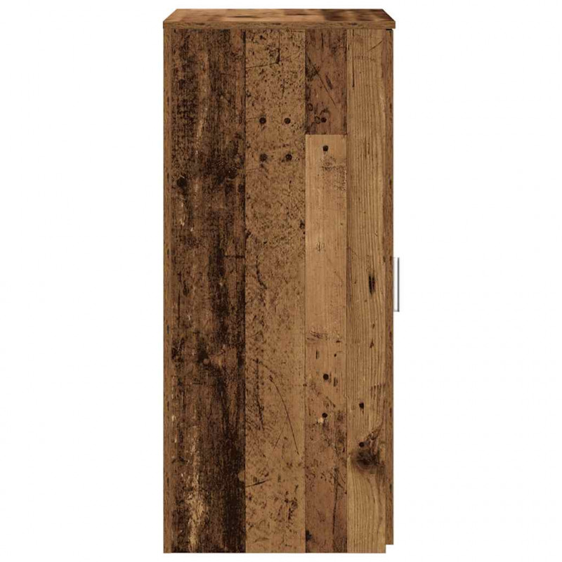 Ławka ze schowkiem Stare drewno 50x45x103,5 cm Drewno klejone