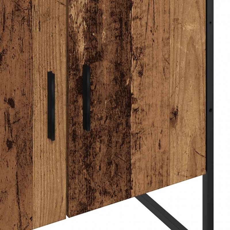 Szafka pod umywalkę, stare drewno, 60x33x60 cm