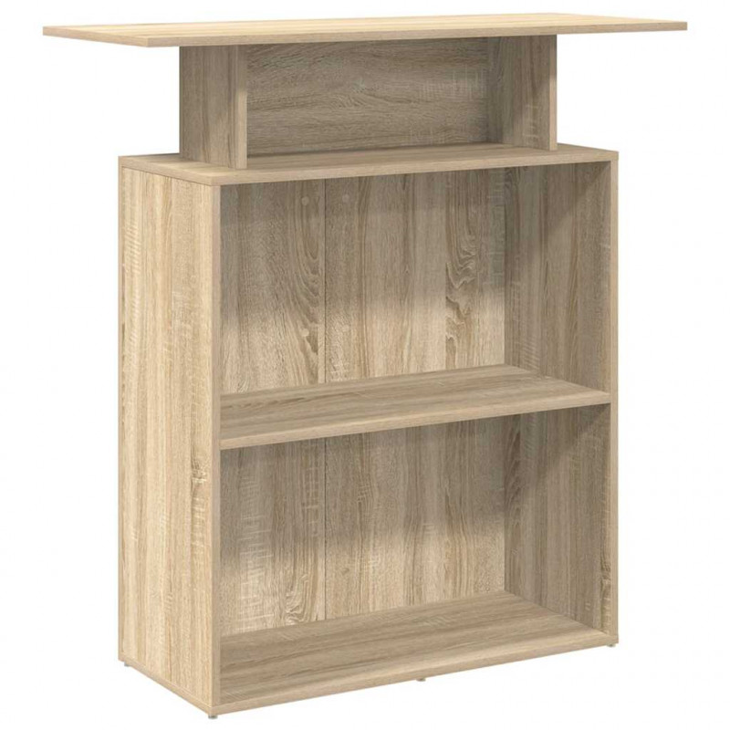 Biurko recepcyjne Sonoma Oak 100x40x104 cm Drewno konstrukcyjne