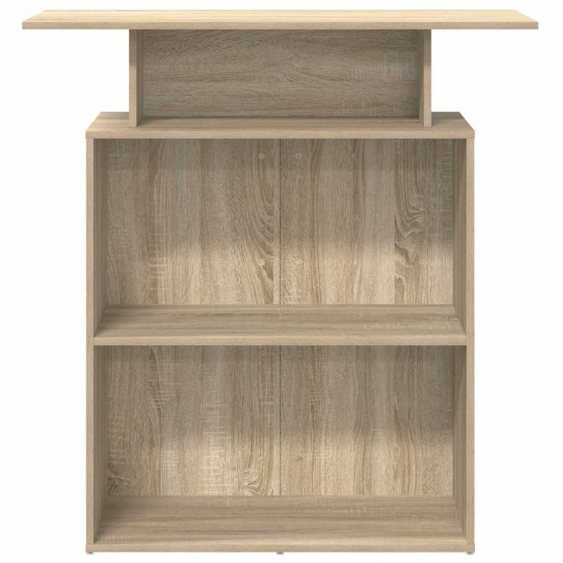 Biurko recepcyjne Sonoma Oak 100x40x104 cm Drewno konstrukcyjne