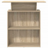 Biurko recepcyjne Sonoma Oak 100x40x104 cm Drewno konstrukcyjne