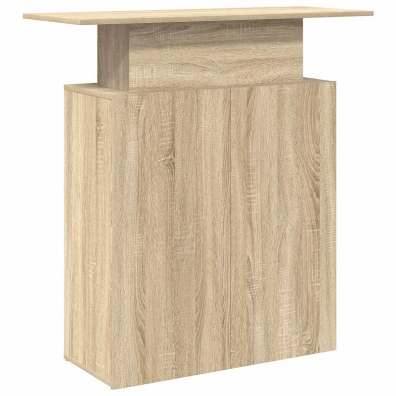 Biurko recepcyjne Sonoma Oak 100x40x104 cm Drewno konstrukcyjne