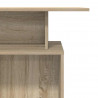 Biurko recepcyjne Sonoma Oak 100x40x104 cm Drewno konstrukcyjne