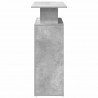 Biurko recepcyjne betonowe szare 100x40x104 cm drewno klejone