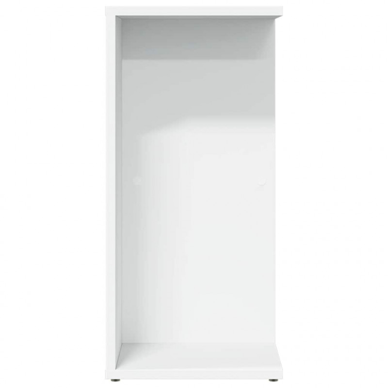Stolik nocny, biała, 46,5x29x61 cm, materiał drewnopochodny