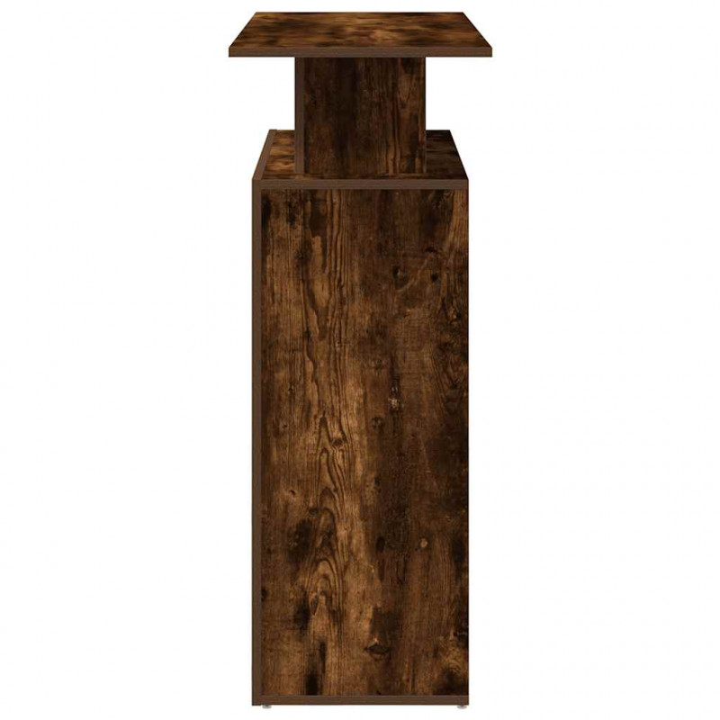 Biurko recepcyjne dąb wędzony 100x40x104 cm Drewno klejone
