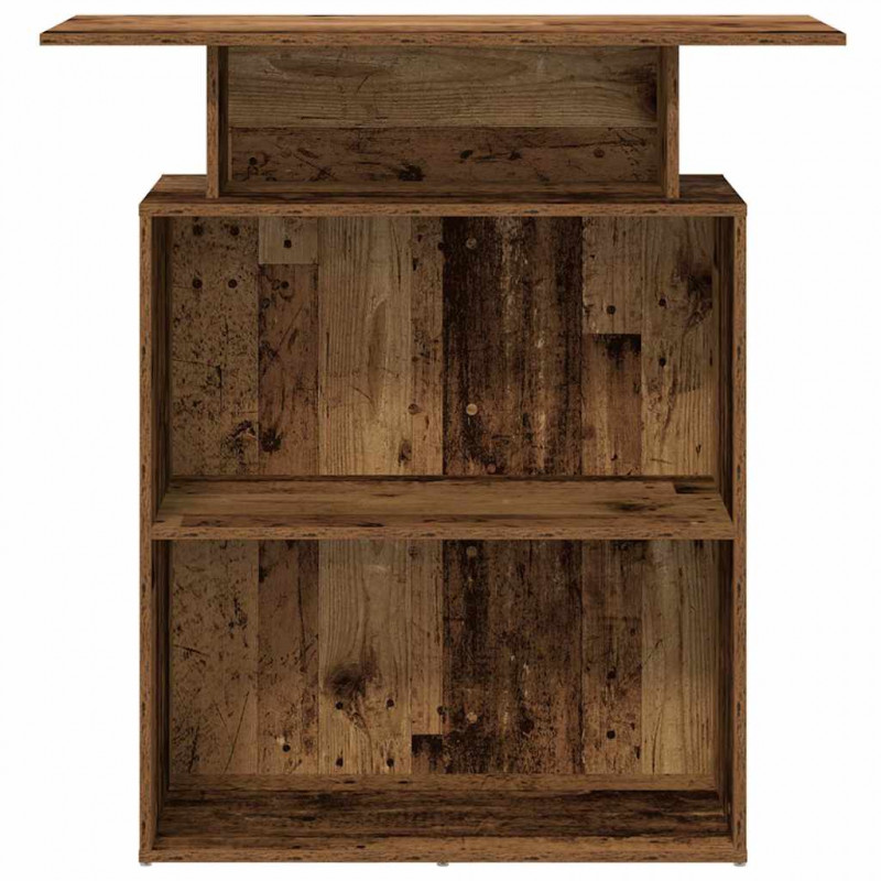 Biurko recepcyjne Stare drewno 100x40x104 cm Drewno klejone