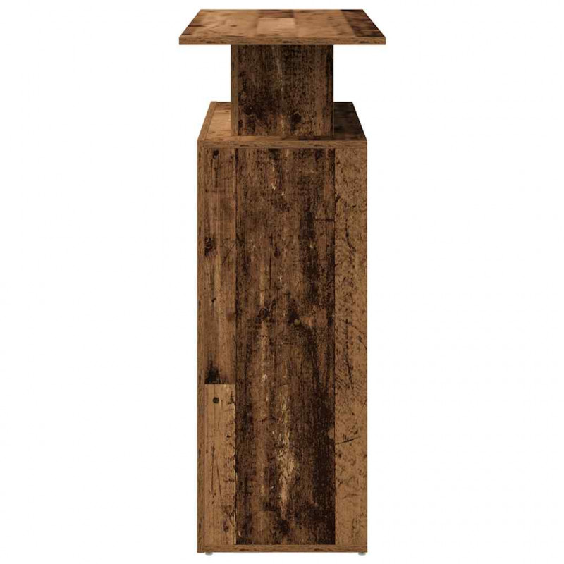 Biurko recepcyjne Stare drewno 100x40x104 cm Drewno klejone