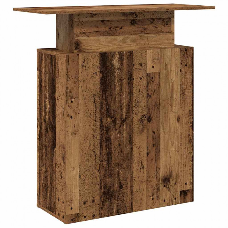 Biurko recepcyjne Stare drewno 100x40x104 cm Drewno klejone