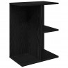 Stoliki nocne, 2 szt., czarne, 46,5x29x61 cm