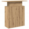 Biurko recepcyjne dąb artisan 100x40x104 cm Drewno klejone