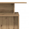 Biurko recepcyjne dąb artisan 100x40x104 cm Drewno klejone