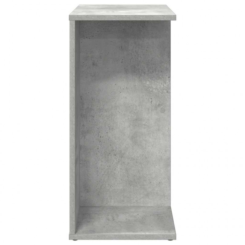Stolik nocny, szarość betonu, 46,5x29x61 cm