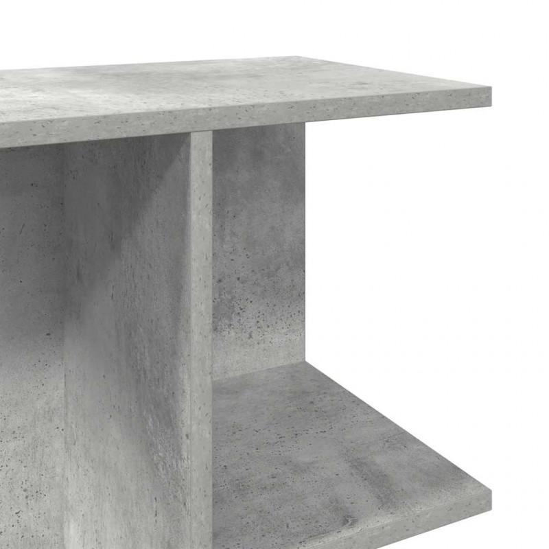 Stolik nocny, szarość betonu, 46,5x29x61 cm