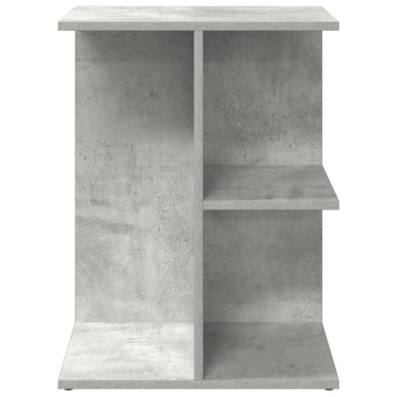 Stoliki nocne, 2 szt., szarość betonu, 46,5x29x61 cm