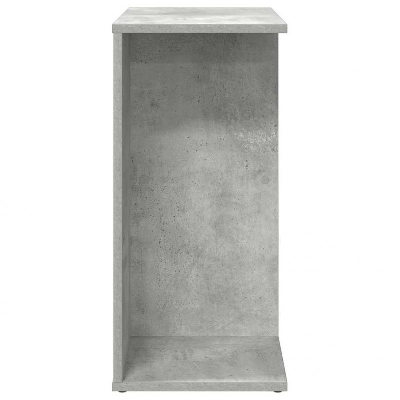 Stoliki nocne, 2 szt., szarość betonu, 46,5x29x61 cm