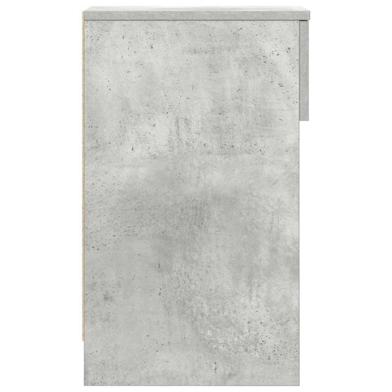 Szafka nocna z szufladą, szarość betonu, 20x36x60 cm