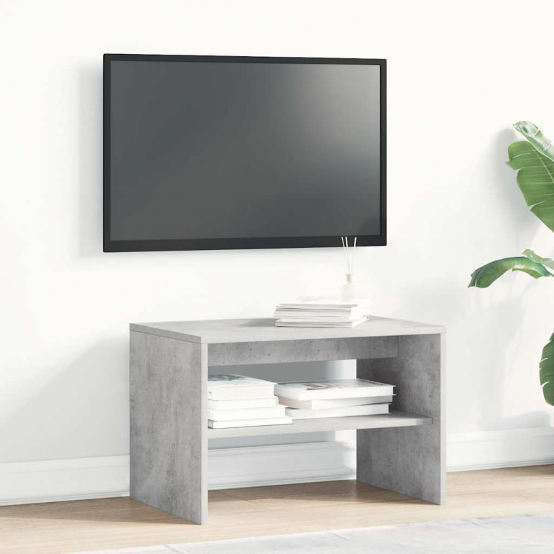 Szafka RTV Betonowa Szara 60x40x40 cm Drewno klejone