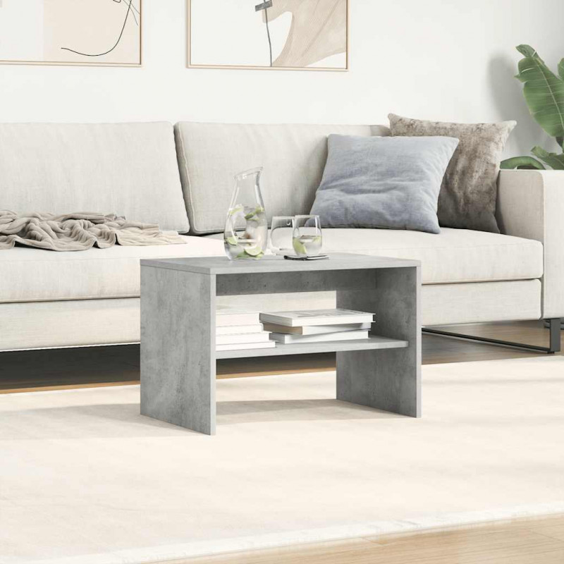 Szafka RTV Betonowa Szara 60x40x40 cm Drewno klejone