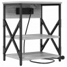 Szafka Nocna z półką 2 pcs Szary Sonoma 41 x 31 x 51 cm