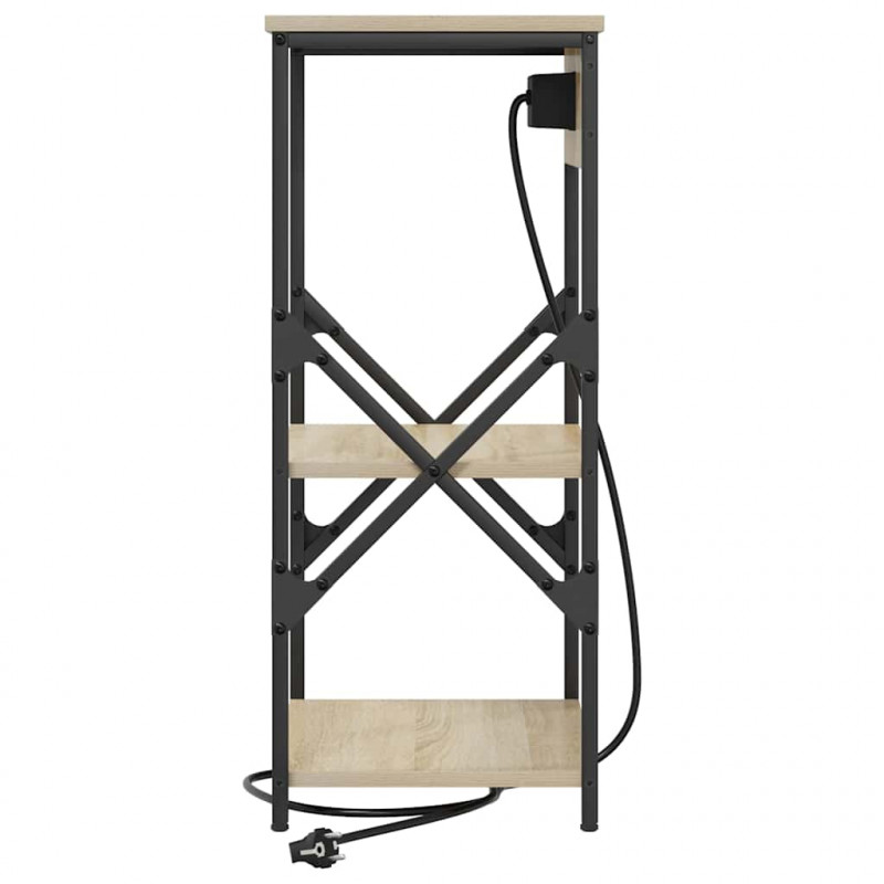 Szafka Nocna Dąb Sonoma 41 x 31 x 76 cm Materiał drewnopochodny