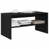 Szafka RTV Czarny Dąb 80x40x40 cm Drewno klejone