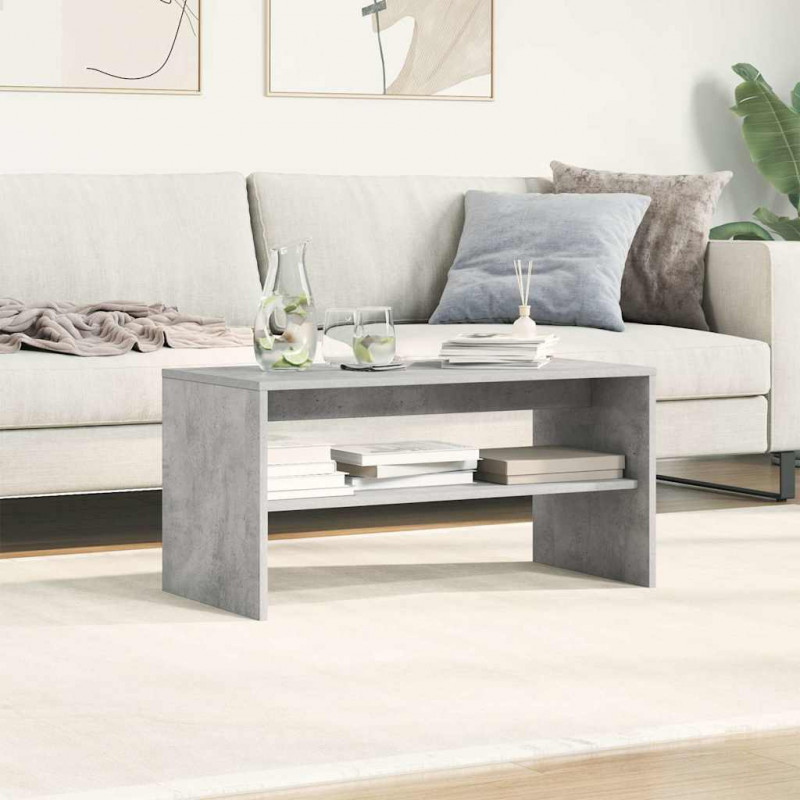 Szafka pod TV, betonowy szary, 80 x 40 x 40 cm, płyta wiórowa