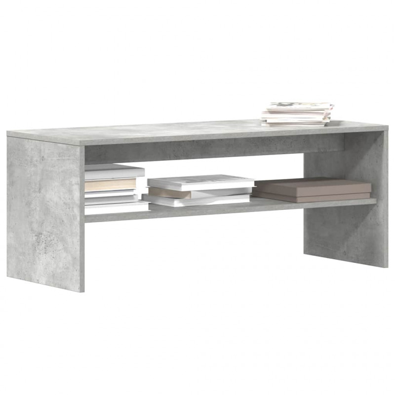 Szafka pod TV, betonowy szary, 100 x 40 x 40 cm, płyta wiórowa