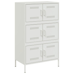 Szafka, biała, 68x39x113 cm, stal