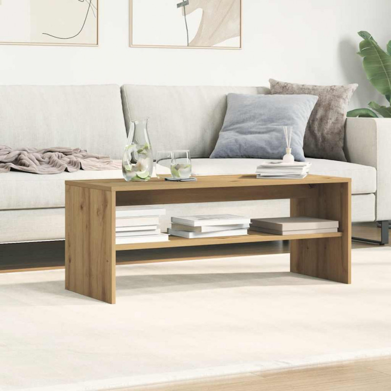 Szafka TV, dąb artisan, 100x40x40 cm, materiał drewnopochodny
