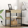 Szafka Nocna 2 pcs Dąb Sonoma 41 x 31 x 51 cm