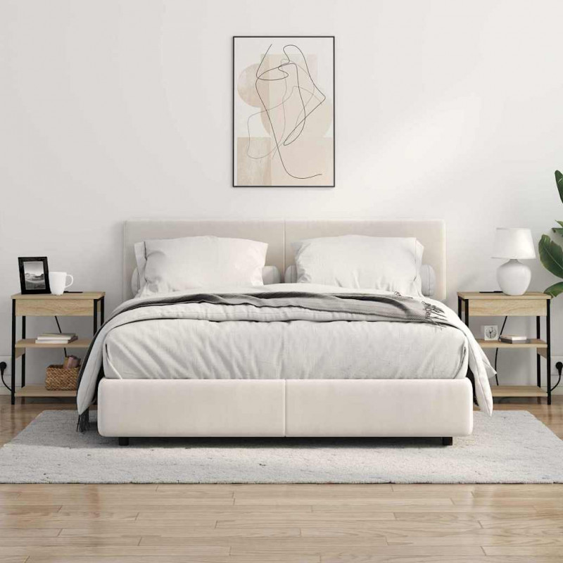 Szafka Nocna 2 pcs Dąb Sonoma 41 x 31 x 51 cm