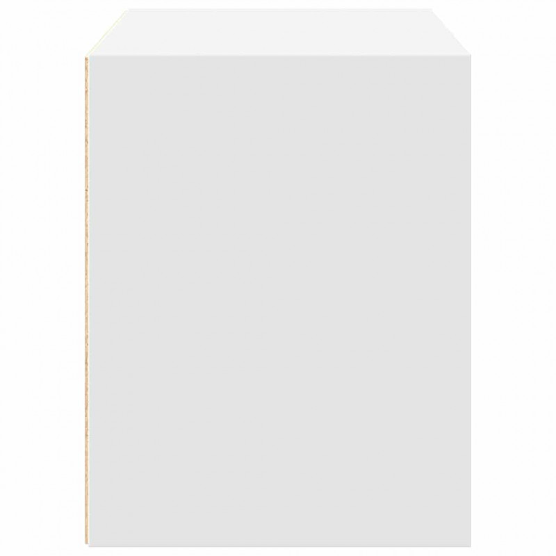 Szafka z 2 szufladami, biała, 60x31x40 cm