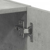 Szafka pod pralkę Betonowa szara 64x24x190 cm Drewno klejone