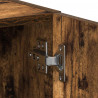 Szafka pod pralkę dąb wędzony 64x24x190 cm Drewno klejone