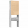 Szafka pod pralkę Sonoma Szara 64x24x190 cm Drewno klejone