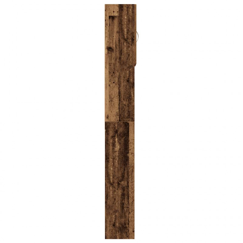 Szafka pod pralkę Stare drewno 64x24x190 cm Drewno klejone