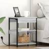 Szafka Nocna 2 pcs Szary Sonoma 41 x 31 x 51 cm