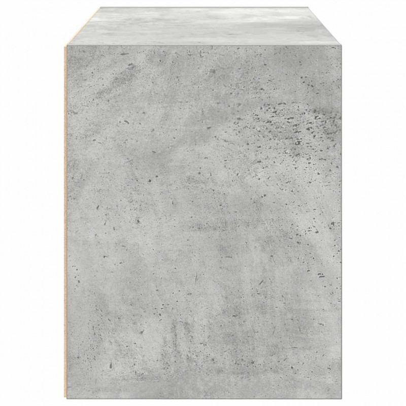 Szafka z 2 szufladami, szarość betonu, 60x31x40 cm