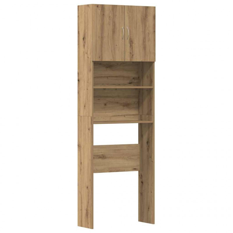 Szafka pod pralkę Artisan Oak 64x24x190 cm Drewno klejone