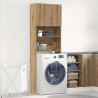 Szafka pod pralkę Artisan Oak 64x24x190 cm Drewno klejone